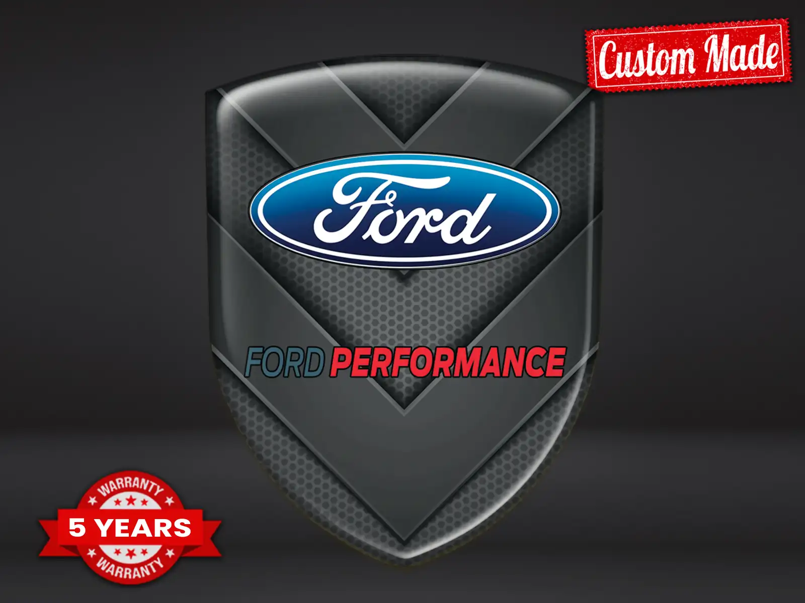 Ford Harz Emblem Exklusiver Look Edle Dome Labels